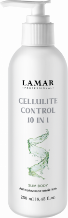 Антицеллюлитный гель Lamar Professional CELLULITE CONTROL 10 IN 1, 250 мл